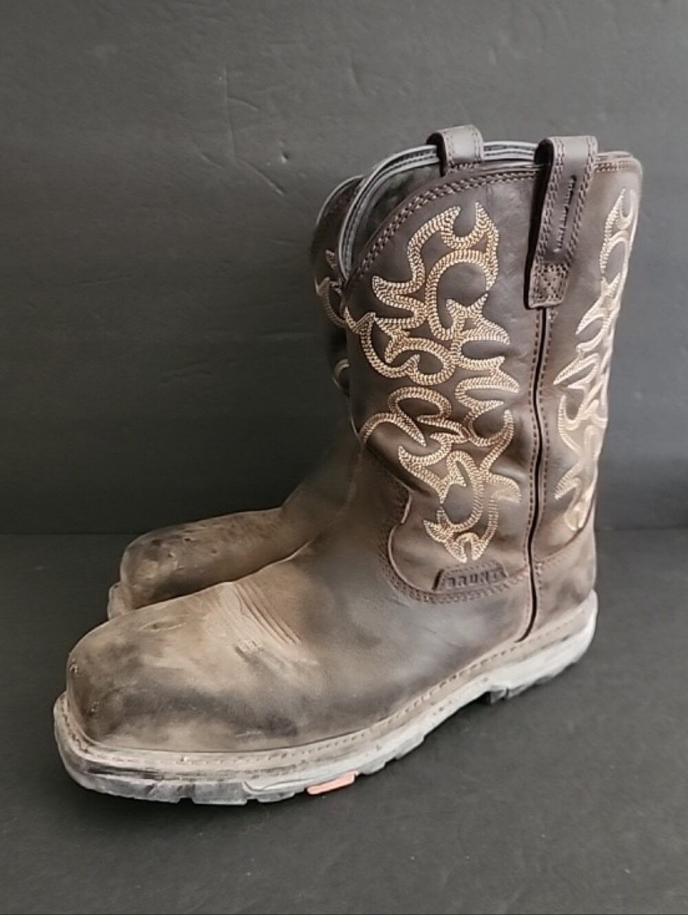 Brunt Vastbinder Mens Size 10.5 Welted Western 10" Comp Toe Safety Work Boots